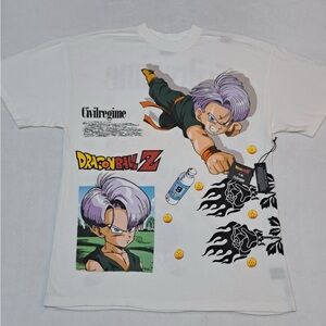 Dragon Ball Z  "Super Saiyan Goku"   x Civil Regime Oversized T-Shirt - MEDIUM